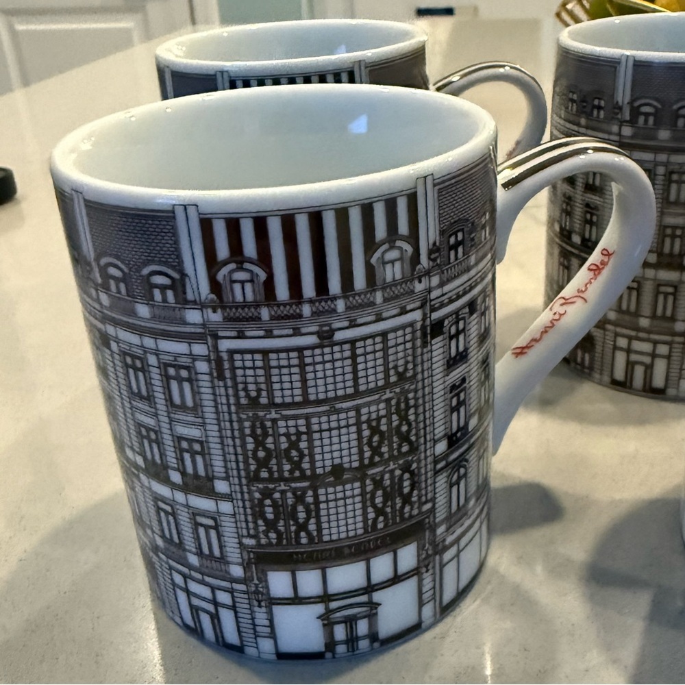HENRI BENDEL 120th Anniversary Cups *Collectors item*